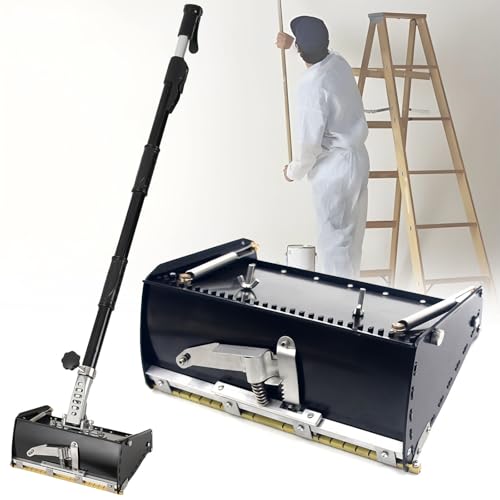 8"/10''/12'' Trockenbau Kelle Drywall Flat Trockenbau Taping Flat Finishing Box Tool mit 106-165cm Verstellbarer Griff Schnell-Teleskopschalter, Ideal FüR Die Trockenbau-Endbearbeitung 10in/27cm 8"/10''/12'' Trockenbau Kelle Drywall Flat Trockenbau Taping Flat Finishing Box Tool mit 106-165cm Verstellbarer Griff Schnell-Teleskopschalter, Ideal FüR Die Trockenbau-Endbearbeitung 10in/27cm von HEIHEIZI