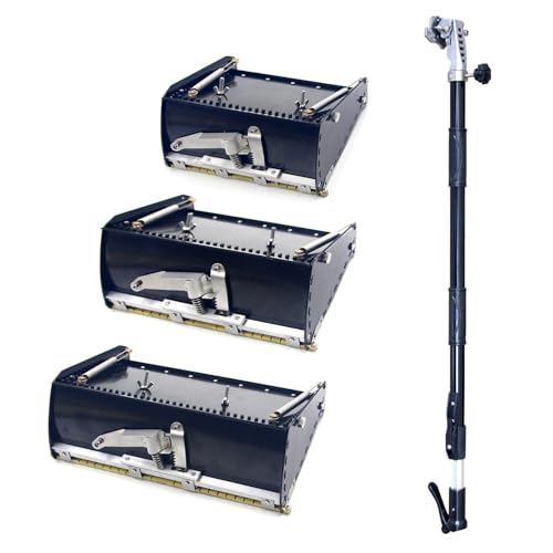 HEIHEIZI Trockenbau-Flachkasten-Set, Professionelle Trockenbau-Werkzeuge, Verstellbare Klebebandwerkzeuge Mit 41,7-64,9-Zoll-Griff, Ideal FüR Die Trockenbau-Endbearbeitung 8/10/12in HEIHEIZI Trockenbau-Flachkasten-Set, Professionelle Trockenbau-Werkzeuge, Verstellbare Klebebandwerkzeuge Mit 41,7-64,9-Zoll-Griff, Ideal FüR Die Trockenbau-Endbearbeitung 8/10/12in von HEIHEIZI