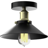 Heilmetz Deckenlampe Retro Pendelleuchte Vintage Metall Lampenschirm Industriebeleuchtung Dekoration für Wohnzimmer Esszimmer Bar Seitenschiff von HEILMETZ