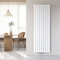 Heilmetz Heizkörper Design Flachheizkörper Paneelheizkörper Einlagig Mittelanschluss 1800x620mm Weiß von HEILMETZ