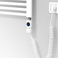 Heizstab mit Thermostat Timer und Thermostatfunktion Edelstahl Heizungen für Heizkörper 300W - Heilmetz von HEILMETZ