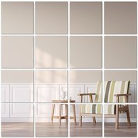 Heilmetz Spiegelfliesen Selbstklebend DIY Spiegel Wandaufkleber 15x15cm Wanddekoration für Wohnzimmer Badezimmer Schlafzimmer 16 Stück von HEILMETZ
