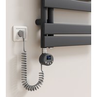 Heilmetz WIFI-Heizelement mit intelligentem Thermostat, 300 W, Anthrazit, Heizelement für elektrischen Handtuchtrockner Heilmetz WIFI-Heizelement mit intelligentem Thermostat, 300 W, Anthrazit, Heizelement für elektrischen Handtuchtrockner von HEILMETZ
