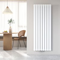 Heizkörper Design Flachheizkörper Paneelheizkörper Doppellagig Mittelanschluss 1600x620mm Weiß - Heilmetz von HEILMETZ