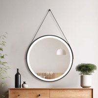 Heilmetz - Led Badspiegel 70 cm Rund Badspiegel Badezimmerspiegel mit Touchschalter + 3 Lichtfarbe IP44 Energiesparend von HEILMETZ