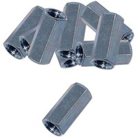100 Stk. Sechskant-Distanzmuffe Gewindemuffe M 10 x 30 mm - Stahl verzinkt 100 Stk. Sechskant-Distanzmuffe Gewindemuffe M 10 x 30 mm - Stahl verzinkt von HEIMA-PRESS