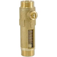 Durchflussmengenbegrenzer für Heizung und Solar - 2 x 3/4'' AG - Anzeige 8 bis 28 l/min - max Durchflussmengenbegrenzer für Heizung und Solar - 2 x 3/4'' AG - Anzeige 8 bis 28 l/min - max von HEIMA-PRESS