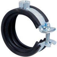Gelenk-Rohrschelle ''Praktic'' für Rohr 40 - 43 mm mit Kippschraube und Schallschutzeinlage Gelenk-Rohrschelle ''Praktic'' für Rohr 40 - 43 mm mit Kippschraube und Schallschutzeinlage von HEIMA-PRESS