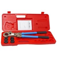 Hand-Presszange komplett mit Presskonturen G 16, G 20, G 26 und G 32 für Geberit Mepla - im Koffer Hand-Presszange komplett mit Presskonturen G 16, G 20, G 26 und G 32 für Geberit Mepla - im Koffer von HEIMA-PRESS