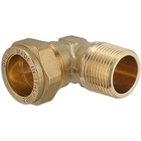 Klemmverschraubung für Kupferrohre - Winkel 15 mm x 1/2'' ag für Heizung und Trinkwasser von HEIMA-PRESS