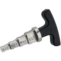 Heima-press - Kalibrierer für Alu-Mehrschicht-Verbundrohr 16 x 2 mm, 20 x 2 mm, 26 x 3 mm und 32 x 3 mm von HEIMA-PRESS