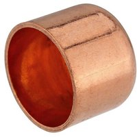 Kupfer-Löt-Kappe - 35 mm - mit DVGW-Zulassung von HEIMA-PRESS