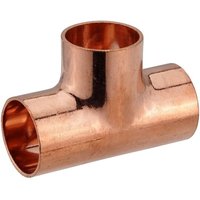 Kupfer-Löt-T-Stück - 15 x 15 x 15 mm - mit DVGW-Zulassung Kupfer-Löt-T-Stück - 15 x 15 x 15 mm - mit DVGW-Zulassung von HEIMA-PRESS