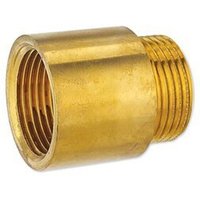 Messing Gewindefitting-Hahnverlängerung 3/4'' x 25 mm Messing Gewindefitting-Hahnverlängerung 3/4'' x 25 mm von HEIMA-PRESS