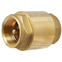 Messing-Universal-Rückschlagventil EUROPA® DN 32 - 1 1/4'' IG x 1 1/4'' IG von HEIMA-PRESS