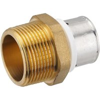 Pressfitting-Übergang 32 x 3,0 mm - 1 1/4 Zoll Außengewinde für MV-Rohr Pressfitting-Übergang 32 x 3,0 mm - 1 1/4 Zoll Außengewinde für MV-Rohr von HEIMA-PRESS