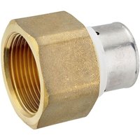 Pressfitting-Übergang 32 x 3,0 mm - 1 1/4 Zoll Innengewinde für MV-Rohr Pressfitting-Übergang 32 x 3,0 mm - 1 1/4 Zoll Innengewinde für MV-Rohr von HEIMA-PRESS