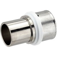 Pressfitting-Übergang 32 x 3,0 mm MV-Rohr auf 28 mm Kupferrohr - Pressanschluss vernickelt Pressfitting-Übergang 32 x 3,0 mm MV-Rohr auf 28 mm Kupferrohr - Pressanschluss vernickelt von HEIMA-PRESS
