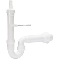 Röhrensiphon DN 40 (1 1/2'') für Wasch-/Geschirrspülmaschine - Abgangsrohr DN 50 x 240 mm von HEIMA-PRESS