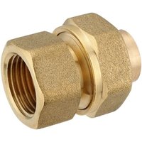 Rotguss-Löt-Verschraubung - 22 mm - 3/4'' IG - flachdichtend - mit DVGW-Zulassung Rotguss-Löt-Verschraubung - 22 mm - 3/4'' IG - flachdichtend - mit DVGW-Zulassung von HEIMA-PRESS