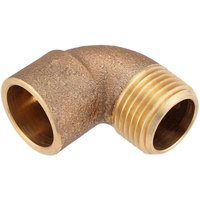 Rotguss-Löt-Winkel 90° - 22 mm - 3/4'' AG - mit DVGW-Zulassung Rotguss-Löt-Winkel 90° - 22 mm - 3/4'' AG - mit DVGW-Zulassung von HEIMA-PRESS