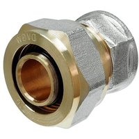 Schraubfitting-Übergang mit Innengewinde - 16 x 2,0 mm - 3/4'' für Alu-Mehrschicht-Verbundrohr Schraubfitting-Übergang mit Innengewinde - 16 x 2,0 mm - 3/4'' für Alu-Mehrschicht-Verbundrohr von HEIMA-PRESS