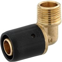 Steck-Winkel 90° - 20 x 2,0 mm - 1/2'' AG für Mehrschicht-Verbundrohr von HEIMA-PRESS