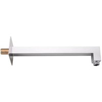 Wand-Anschlussrohr 90° eckig für Kopfbrause / Regendusche - chrom - Länge 300 mm Wand-Anschlussrohr 90° eckig für Kopfbrause / Regendusche - chrom - Länge 300 mm von HEIMA-PRESS