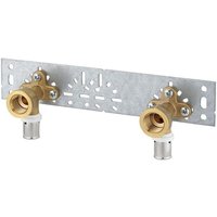 2 Stk. Press-Wandwinkel 1/2'' IG - 52 mm - für MV-Rohr 16 x 2 mm - mit Montageplatte - Stichmaß 153 mm 2 Stk. Press-Wandwinkel 1/2'' IG - 52 mm - für MV-Rohr 16 x 2 mm - mit Montageplatte - Stichmaß 153 mm von HEIMA24