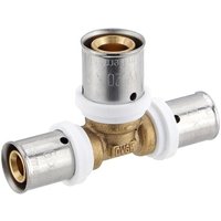 Pressfitting-T-Stück - Mittelabgang erweitert - 16 x 2,0 - 20 x 2,0 - 16 x 2,0 mm für MV-Rohr Pressfitting-T-Stück - Mittelabgang erweitert - 16 x 2,0 - 20 x 2,0 - 16 x 2,0 mm für MV-Rohr von HEIMA24