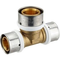 Pressfitting-T-Stück - Mittelabgang erweitert - 32 x 3,0 - 40 x 3,5 - 32 x 3,0 mm für MV-Rohr Pressfitting-T-Stück - Mittelabgang erweitert - 32 x 3,0 - 40 x 3,5 - 32 x 3,0 mm für MV-Rohr von HEIMA24
