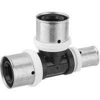 Pressfitting-T-Stück PPSU - reduziert - 26 x 3,0 - 26 x 3,0 - 16 x 2,0 mm für MV-Rohr Pressfitting-T-Stück PPSU - reduziert - 26 x 3,0 - 26 x 3,0 - 16 x 2,0 mm für MV-Rohr von HEIMA24