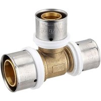 Pressfitting-T-Stück - reduziert - 32 x 3,0 - 26 x 3,0 - 26 x 3,0 mm für MV-Rohr Pressfitting-T-Stück - reduziert - 32 x 3,0 - 26 x 3,0 - 26 x 3,0 mm für MV-Rohr von HEIMA24