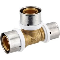 Pressfitting-T-Stück - reduziert - 32 x 3,0 - 32 x 3,0 - 26 x 3,0 mm für MV-Rohr Pressfitting-T-Stück - reduziert - 32 x 3,0 - 32 x 3,0 - 26 x 3,0 mm für MV-Rohr von HEIMA24