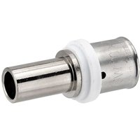 Pressfitting-Übergang 20 x 2,0 mm MV-Rohr auf 15 mm Kupferrohr - Pressanschluss vernickelt Pressfitting-Übergang 20 x 2,0 mm MV-Rohr auf 15 mm Kupferrohr - Pressanschluss vernickelt von HEIMA24