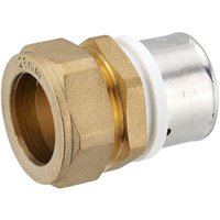 Pressfitting-Übergang 32 x 3,0 mm MV-Rohr auf Klemmverschraubung für 28 mm Kupferrohr Pressfitting-Übergang 32 x 3,0 mm MV-Rohr auf Klemmverschraubung für 28 mm Kupferrohr von HEIMA24