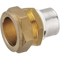 Pressfitting-Übergang 32 x 3,0 mm MV-Rohr auf Klemmverschraubung für 35 mm Kupferrohr Pressfitting-Übergang 32 x 3,0 mm MV-Rohr auf Klemmverschraubung für 35 mm Kupferrohr von HEIMA24
