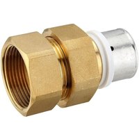 Pressfitting-Verschraubung 32 x 3,0 mm - 1 1/4 Zoll Innengewinde flachdichtend für MV-Rohr Pressfitting-Verschraubung 32 x 3,0 mm - 1 1/4 Zoll Innengewinde flachdichtend für MV-Rohr von HEIMA24