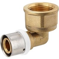 Pressfitting-Winkel 90° - 26 x 3,0 mm - 1 Zoll Innengewinde für MV-Rohr Pressfitting-Winkel 90° - 26 x 3,0 mm - 1 Zoll Innengewinde für MV-Rohr von HEIMA24
