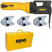 Radial-Pressmaschine Power-Press SE 230 V + Stahlkoffer + 3 Stk. Presszangen G 16, 20, 26 von HEIMA24