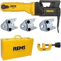 Radial-Pressmaschine Power-Press SE 230 V + Stahlkoffer + 3 Stk. Presszangen V 15, 18, 22 + Gratis Rohrabschneider Radial-Pressmaschine Power-Press SE 230 V + Stahlkoffer + 3 Stk. Presszangen V 15, 18, 22 + Gratis Rohrabschneider von HEIMA24
