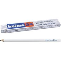 heima24-Handwerker-Set: Qualitäts-Holzgliedermaßstab 2 m & Handwerker-Bleistift mit Allesschreibermine heima24-Handwerker-Set: Qualitäts-Holzgliedermaßstab 2 m & Handwerker-Bleistift mit Allesschreibermine von HEIMA24
