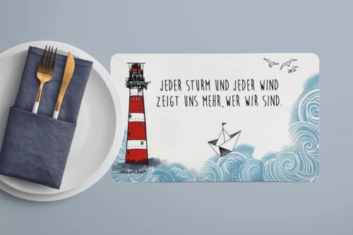 HEIMARTLIEBE FRÜHSTÜCKSBRETT - JEDER STURM UND JEDER WIND von HEIMARTLIEBE - Sylke Sdunzig