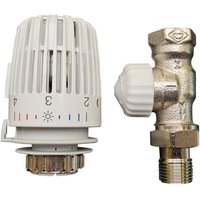 Heimeier Thermostatventil-Set V-Exact II 1/2 Durchgang Heizkörperthermostat von HEIMEIER