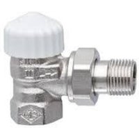 Heimeier Thermostatventil V-Exact II 3/8 Eck, vernickelt Heizkörperthermostat von HEIMEIER