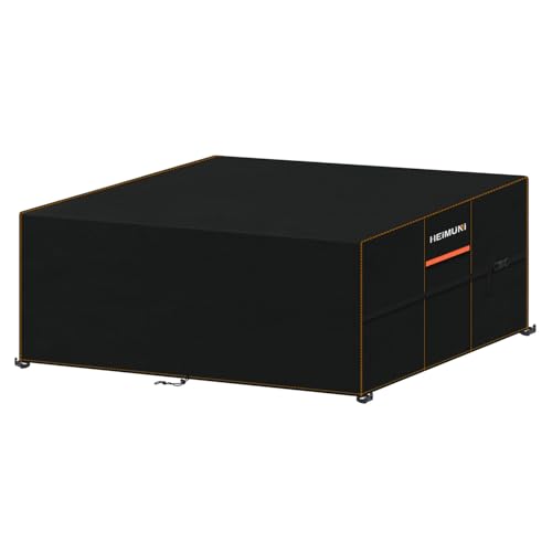 HEIMUNI Abdeckung Gartenmöbel Wasserdicht 230x130x90cm Abdeckplane Gartenmöbel Schutzhülle Gartenmöbel Tisch Abdeckplane Loungesofa 420D Oxford Abdeckhauben Hüllen für Gartentische Terrassenmöbel von HEIMUNI