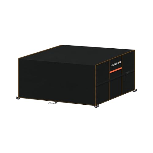 HEIMUNI Abdeckung für Gartenmöbel 140x80x75cm Gartentisch Abdeckung Wasserdicht Abdeckhaube Gartenmöbel 420D Oxford Gewebe Abdeckplane Gartenmöbel für Gartentische Terrassenmöbel Outdoor-Tisch von HEIMUNI