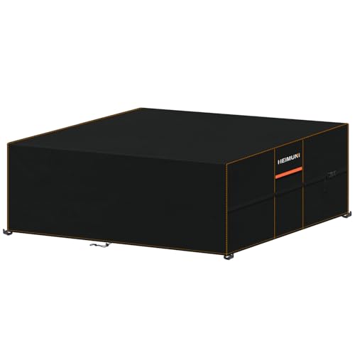 HEIMUNI Gartenmöbel Abdeckung Wasserdicht Lounge Abdeckung Abdeckplane Schutzhülle für Balkonmöbel Tisch Stühlen Lounge, Gartenlounge Schutzhülle Gartenmöbel Winterfest 300x200x90cm von HEIMUNI