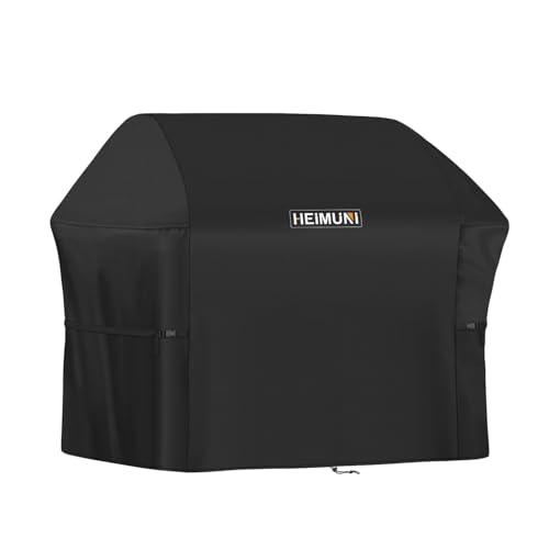 HEIMUNI Grillabdeckung Wetterfest 125x46x110cm -7138 Abdeckplane Grill für Weber Spirit 200 Serie Grill Weber & Spirit II 200 Serie, Grillhaube Grill Abdeckhaube Wasserdicht für Weber Spirit II E210 von HEIMUNI