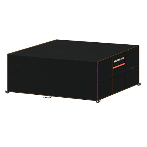 HEIMUNI Abdeckhaube Gartenmöbel 220x100x75cm Wasserdicht Loungesofa Abdeckung Gartenlounge Abdeckung Abdeckplane Gartenmöbel Abdeckplane Gartentisch Schutzhülle für Loungemöbel Sitzgruppe von HEIMUNI